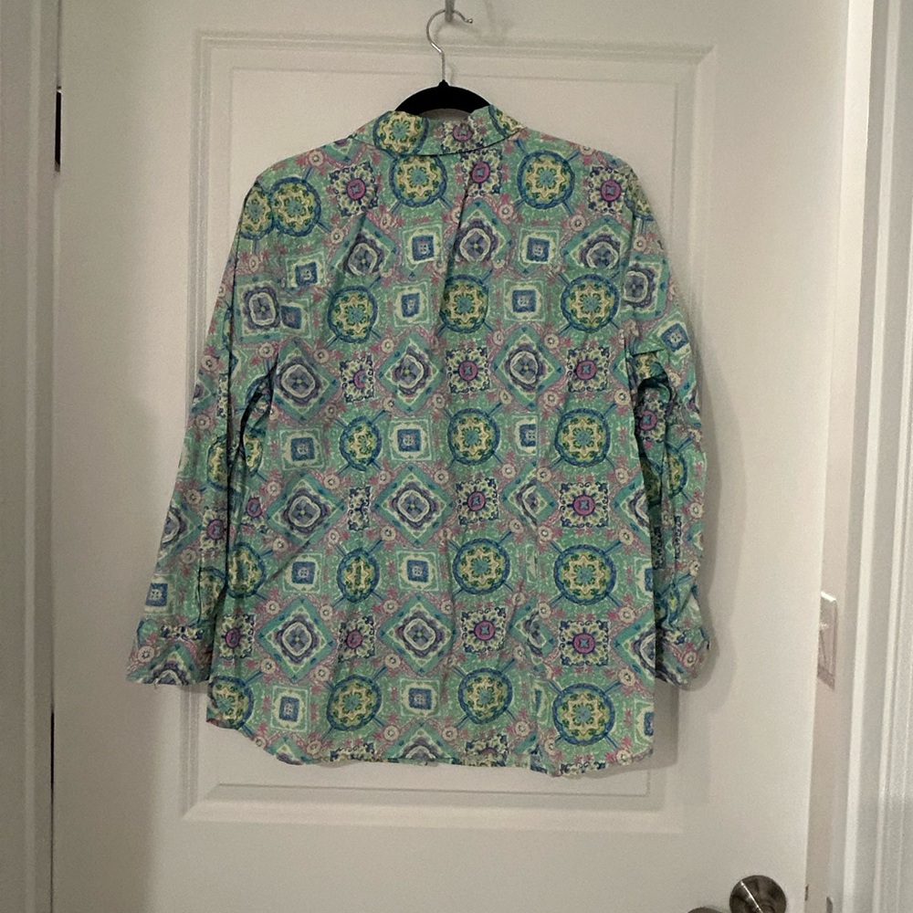 Talbots Multicolor Patterned Shirt - Picture 3 of 4